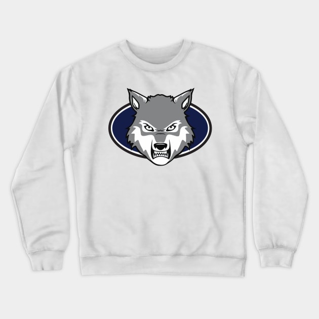 WC Wolves Crewneck Sweatshirt by WibblyWobbly